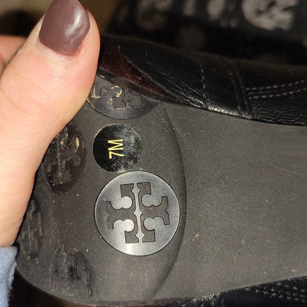 Tory Burch Faux Leather Booties - Picture 7 of 7